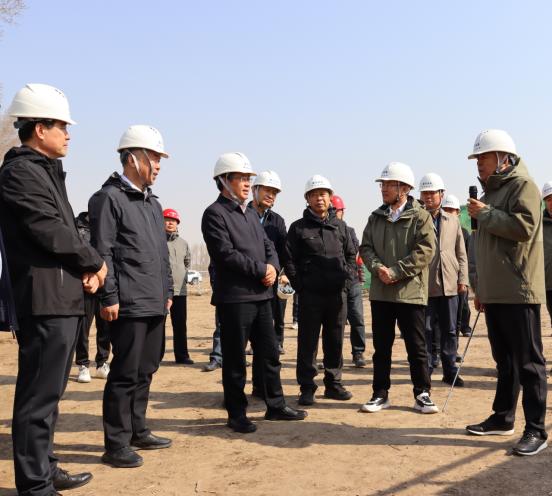水利部党组成员、副部长陈敏实地调研引绰济辽二期工程建设情况